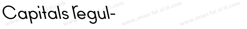Capitals Regul字体转换